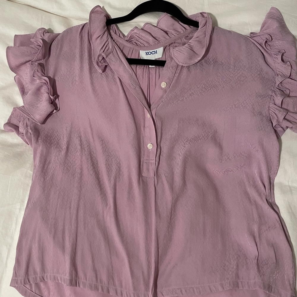 Koch pixie top in light purple